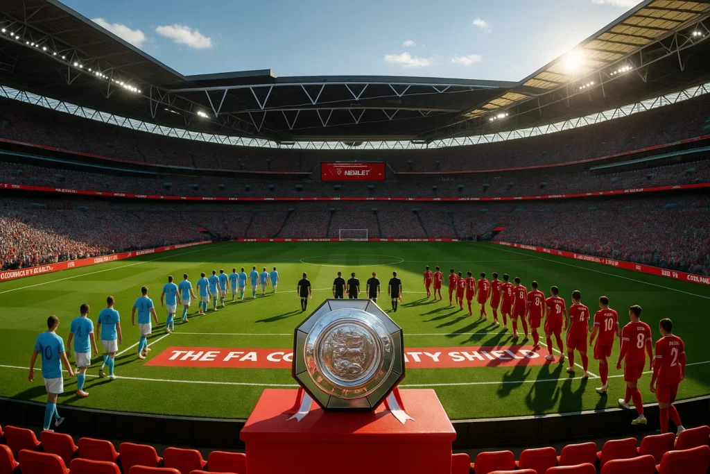 what channel is the community shield on