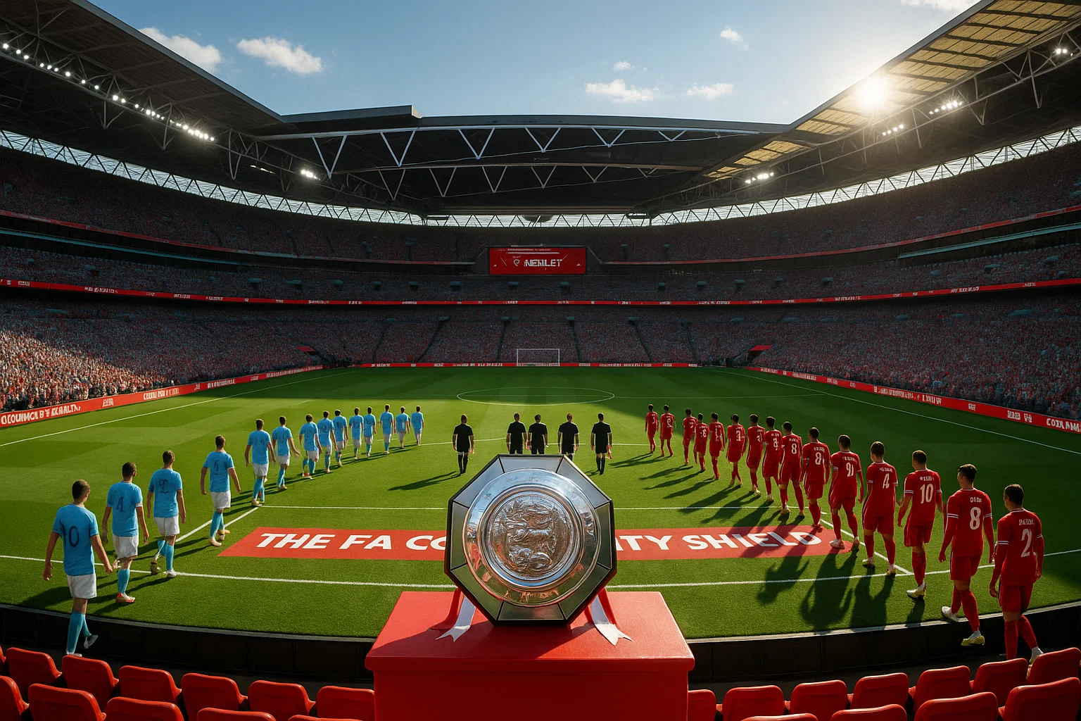 what channel is the community shield on